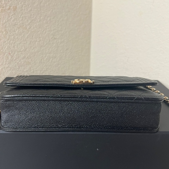 Chanel Wallet on Chain Caviar Le Boy - Picture 5 of 9